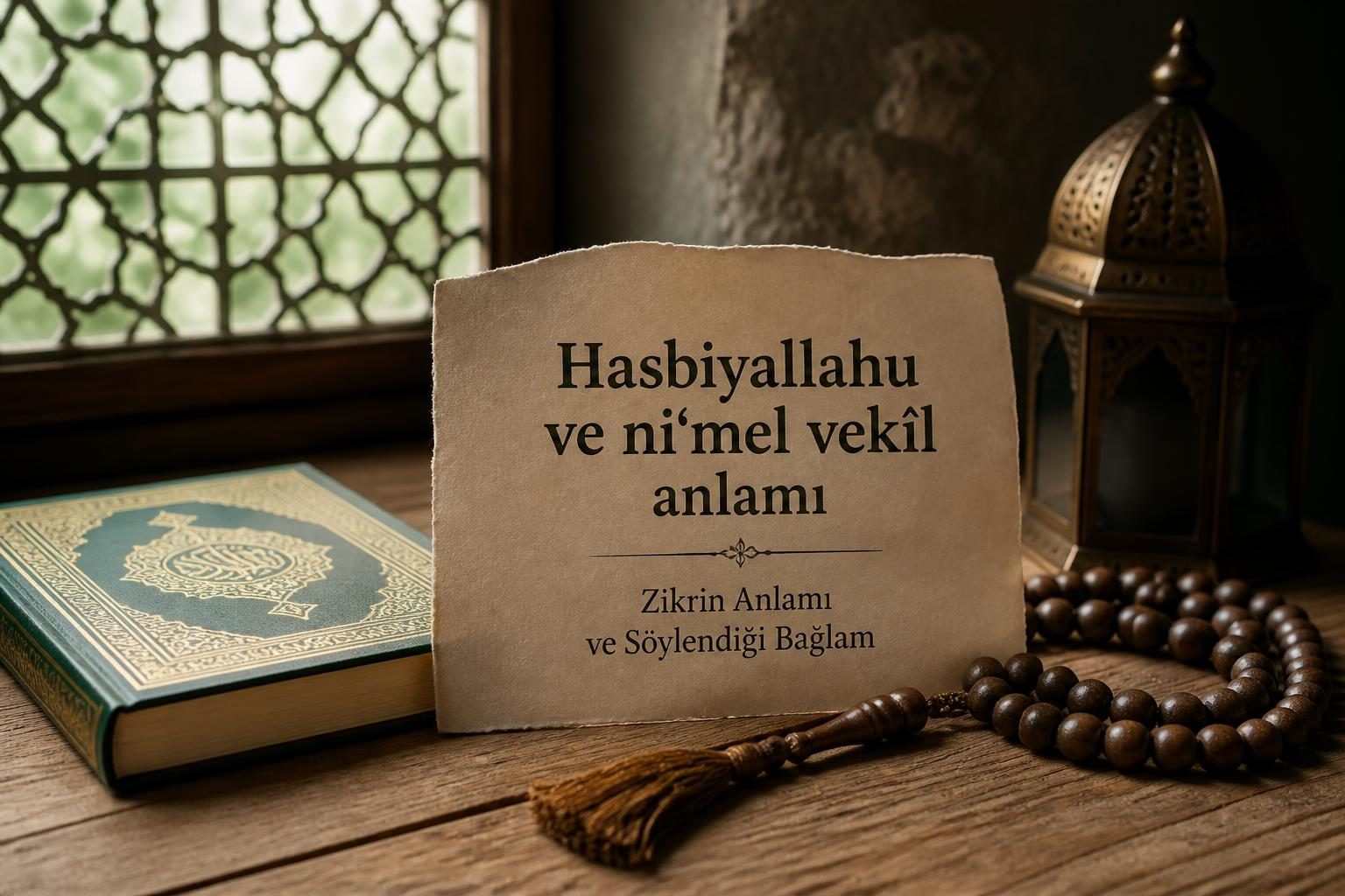 Hasbiyallahu ve ni‘mel vekîl anlamını düşünen kişi dua ederken